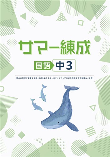 サマー練成　国語　中３