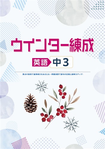 ウインター練成　英語　中３