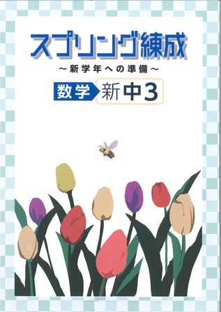 スプリング練成　数学　中３
