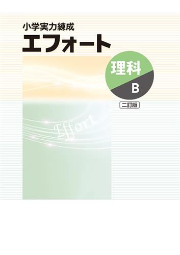 小学　実力練成　エフォート　理科　Ｂ